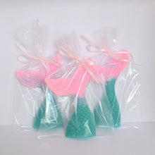 Load image into Gallery viewer, 10 Mermaid Tail Soap Favors - SoapByNadia