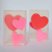 Load image into Gallery viewer, Hearts Soap Bar - SoapByNadia