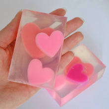 Load image into Gallery viewer, Hearts Soap Bar - SoapByNadia